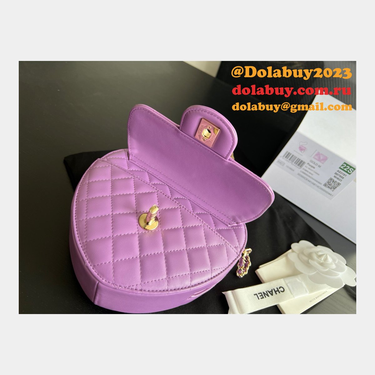 Perfect Replica Heart Bag AS3191 Lambskin Fake Designer Bags