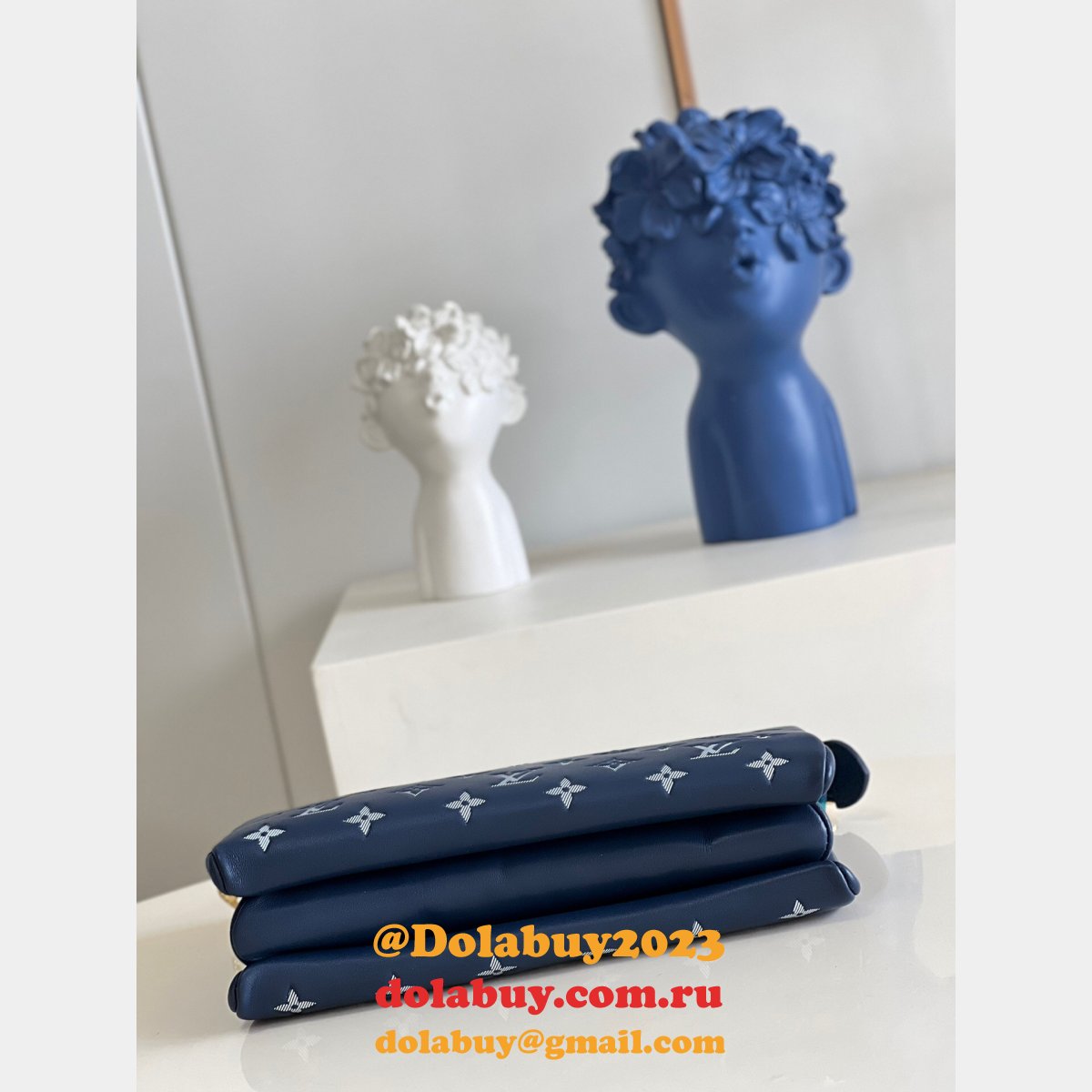 Louis Vuitton Replica Coussin Women M59392 Navy Blue Handbags