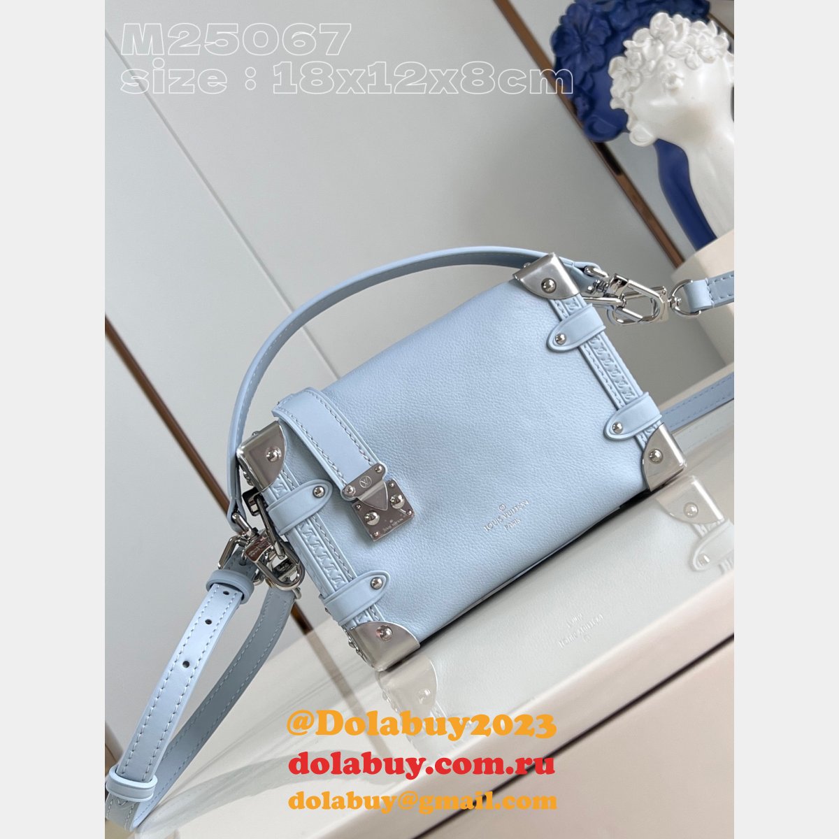 Copy M25160 & M25067 & M23817 Side Trunk MM H27 Copy Designer Louis Vuitton Bag