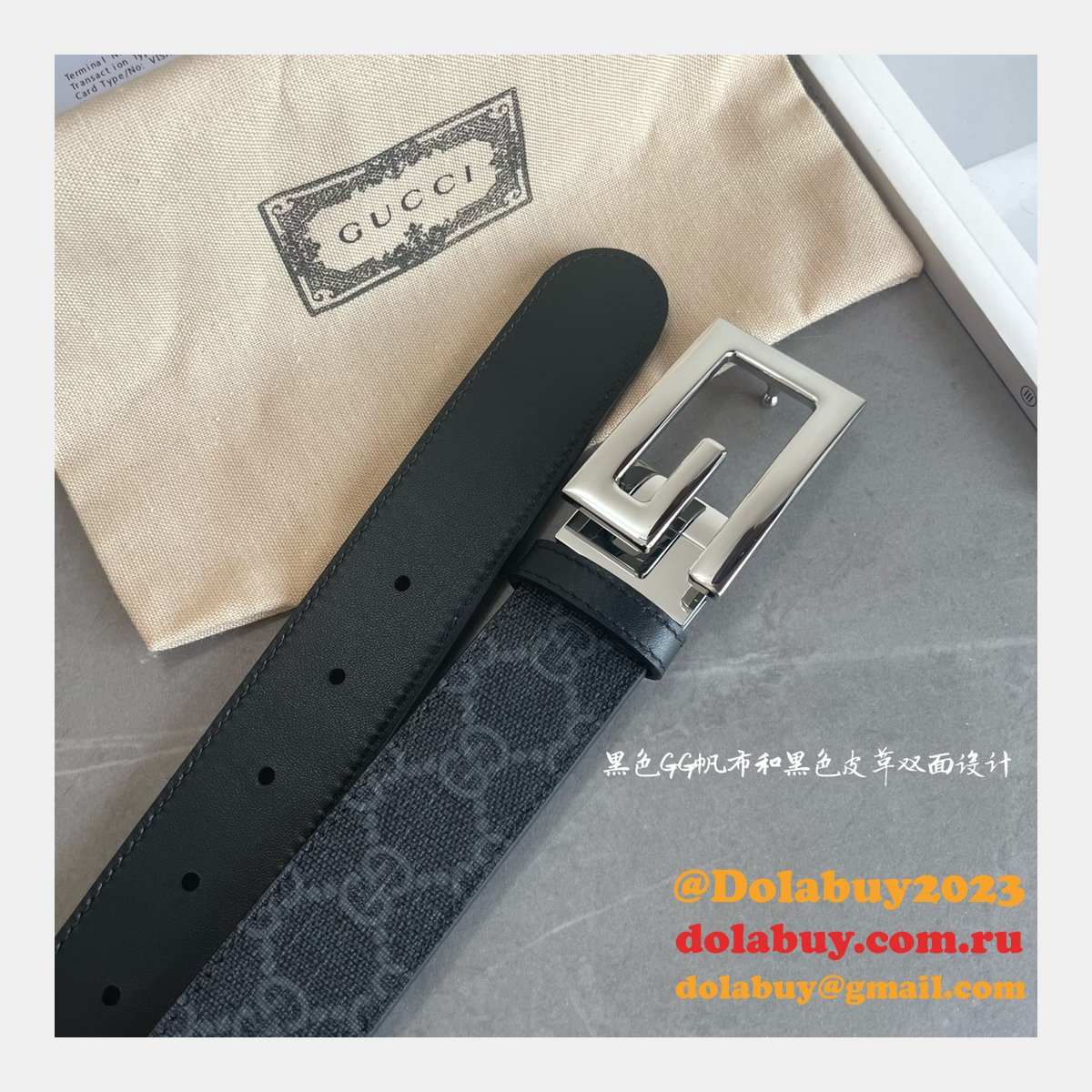 AAA+ Luxury GG 35mm Knockoff belt
