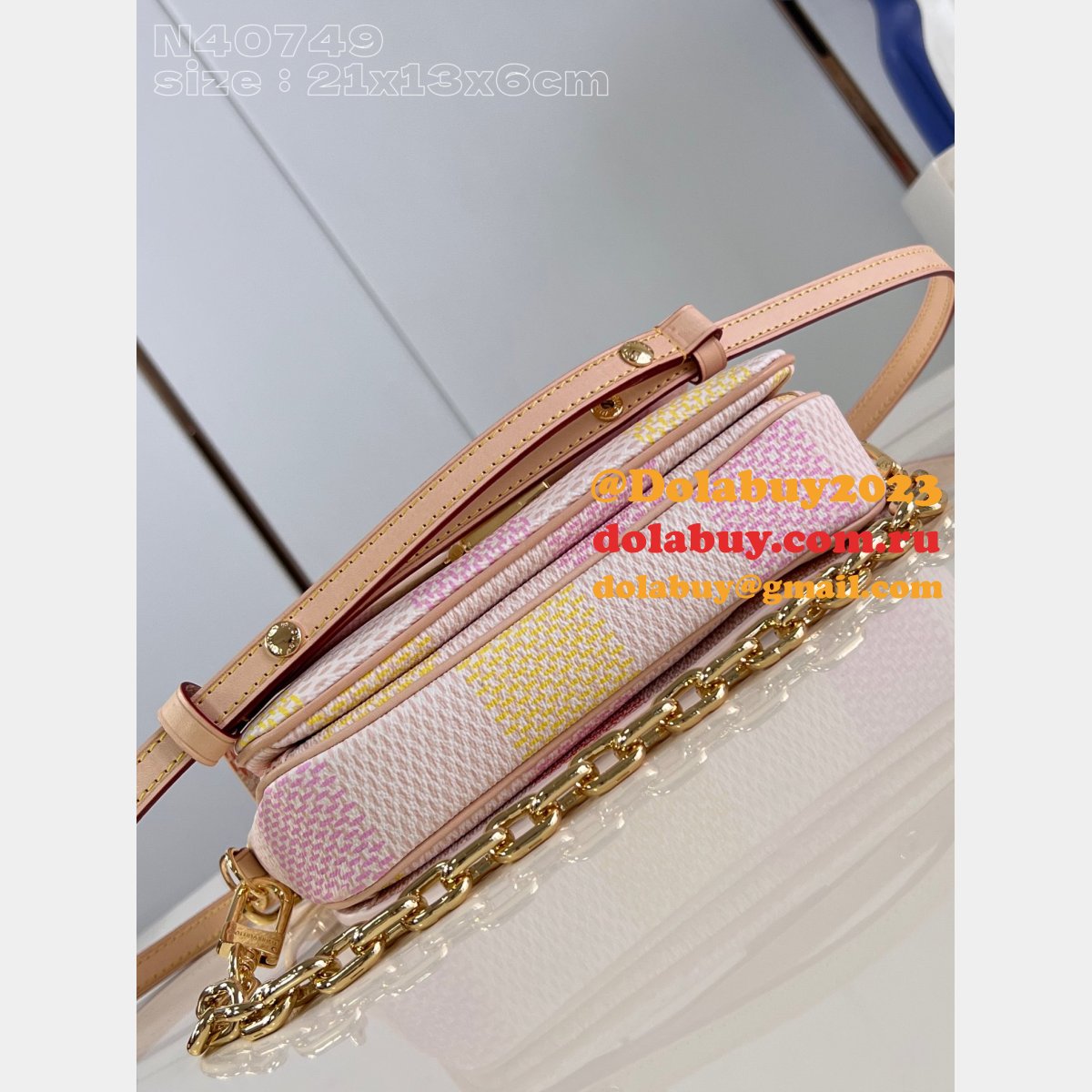 LOUIS VUITTON REPLICA N40749 Pochette Metis East West
