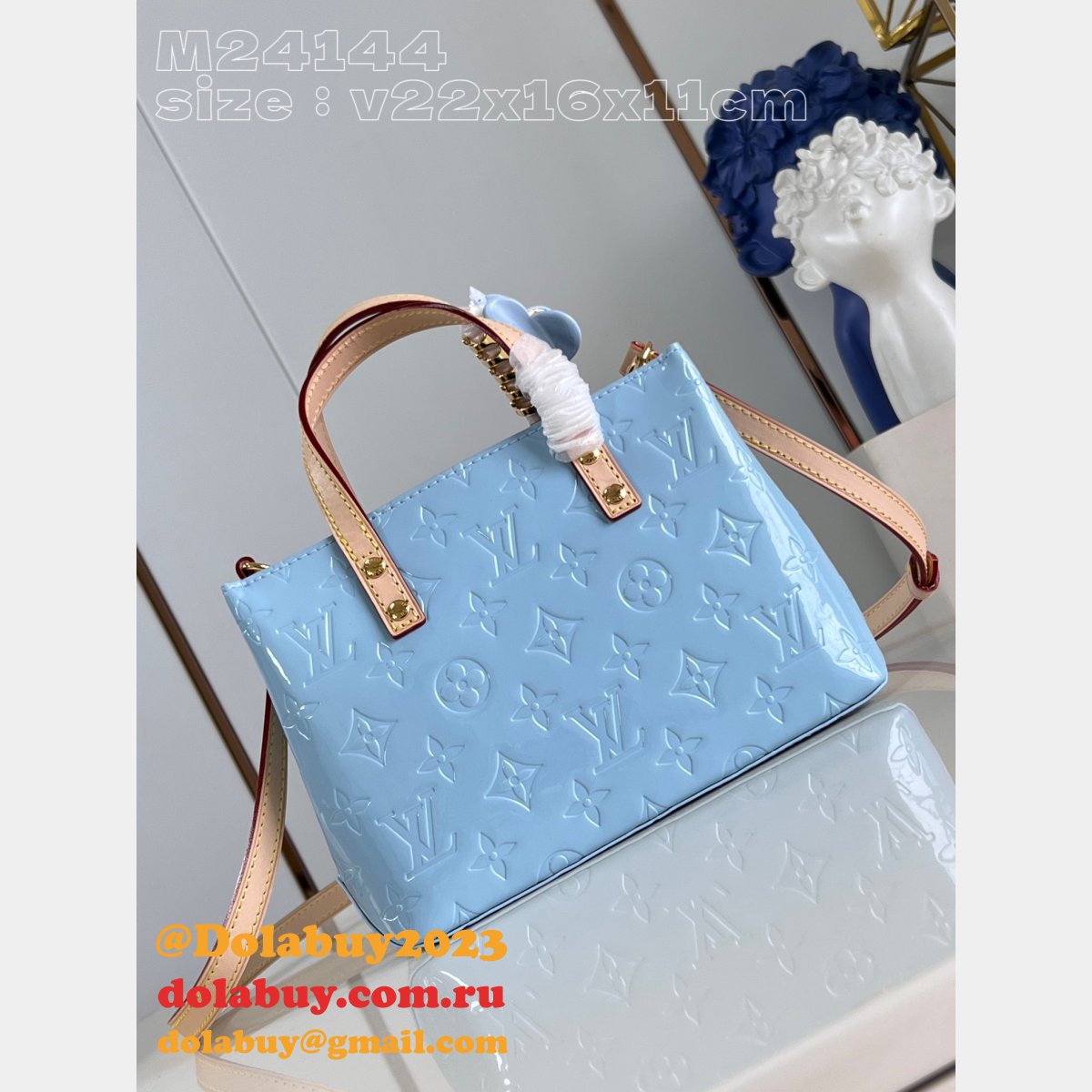 Reade New Monogram Vernis M24144/M24028 Order Replica Louis Vuitton Bag