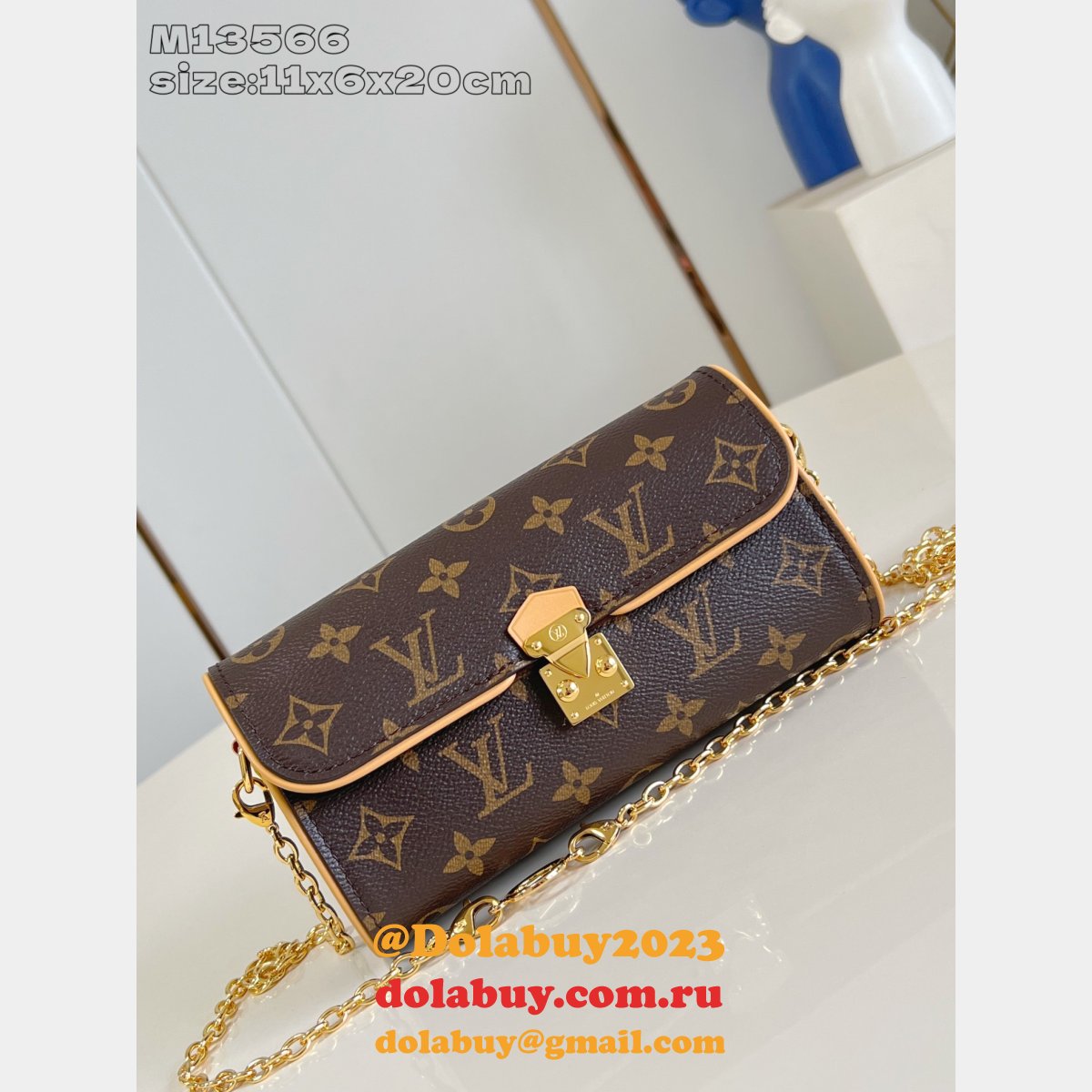 Louis Vuitton Pochette Camille M13566 Luxury Monogram Canvas Brown