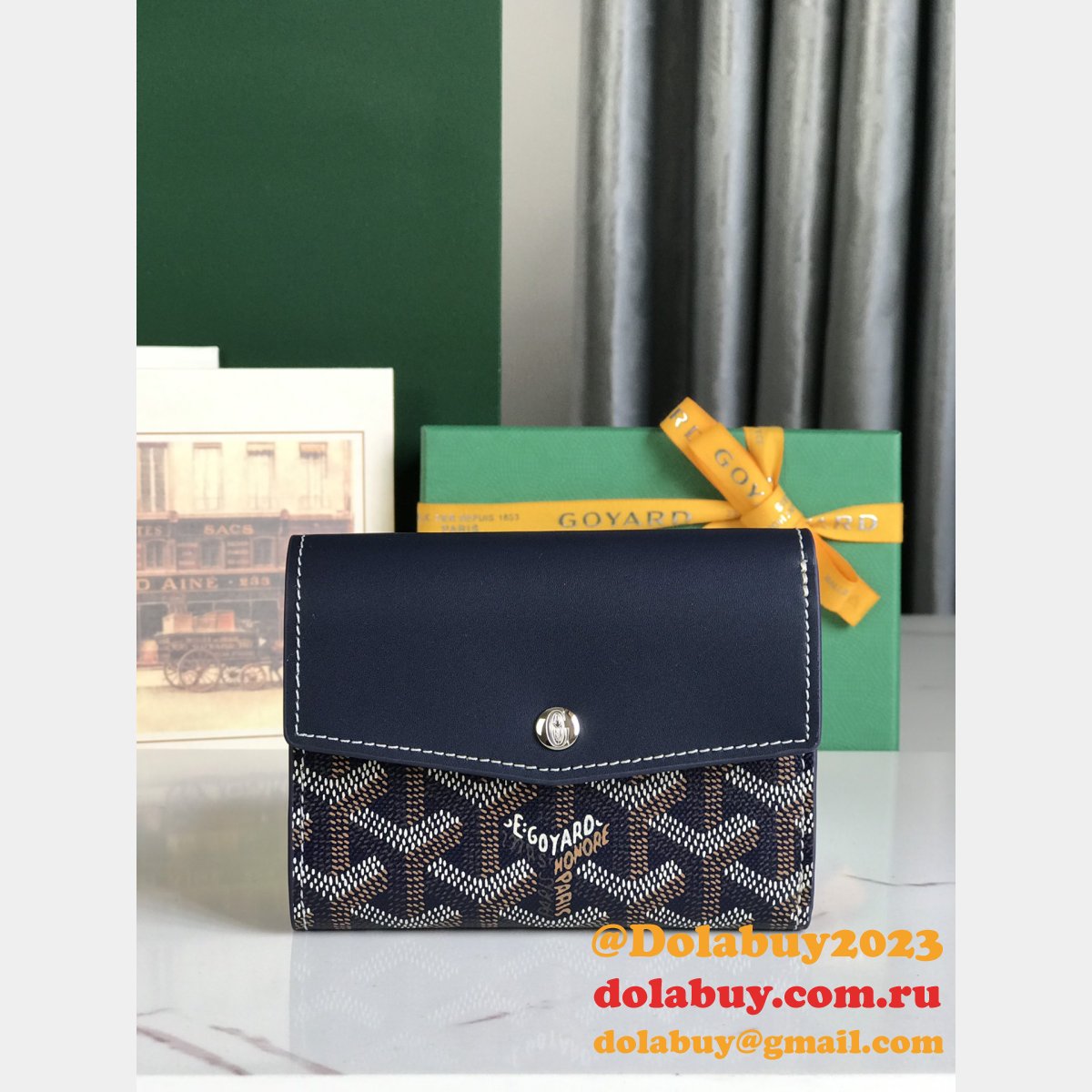Top Quality Goyardine  Saint-Gabriel wallet