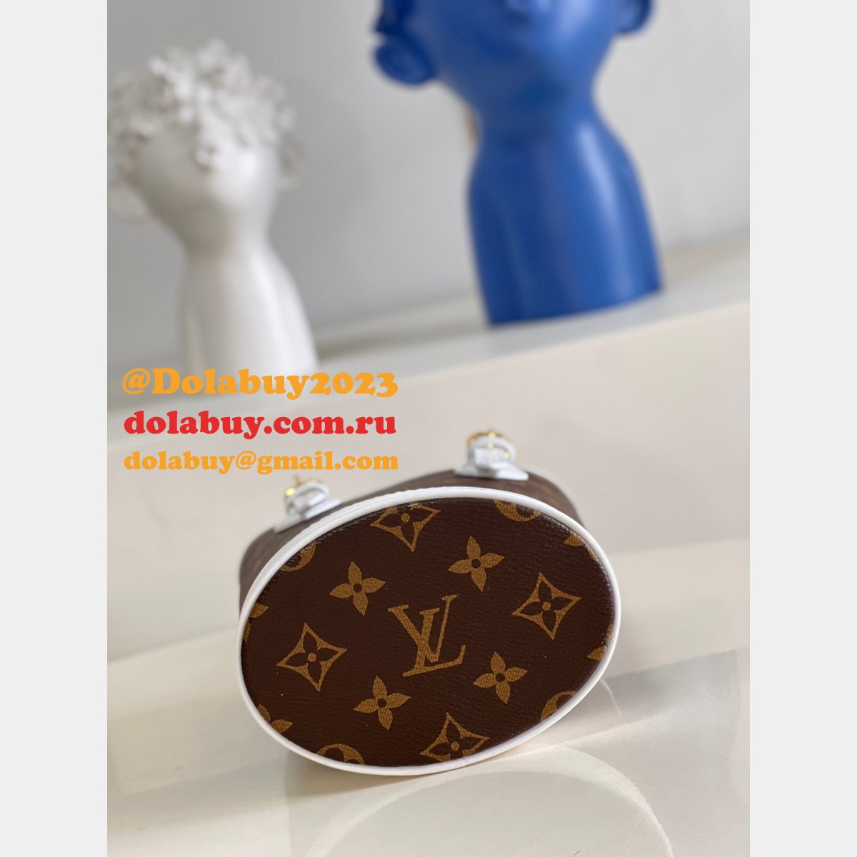 Buy Best High-Quality AAA Louis Vuitton Nano Bucket Monogram M81489 Bag