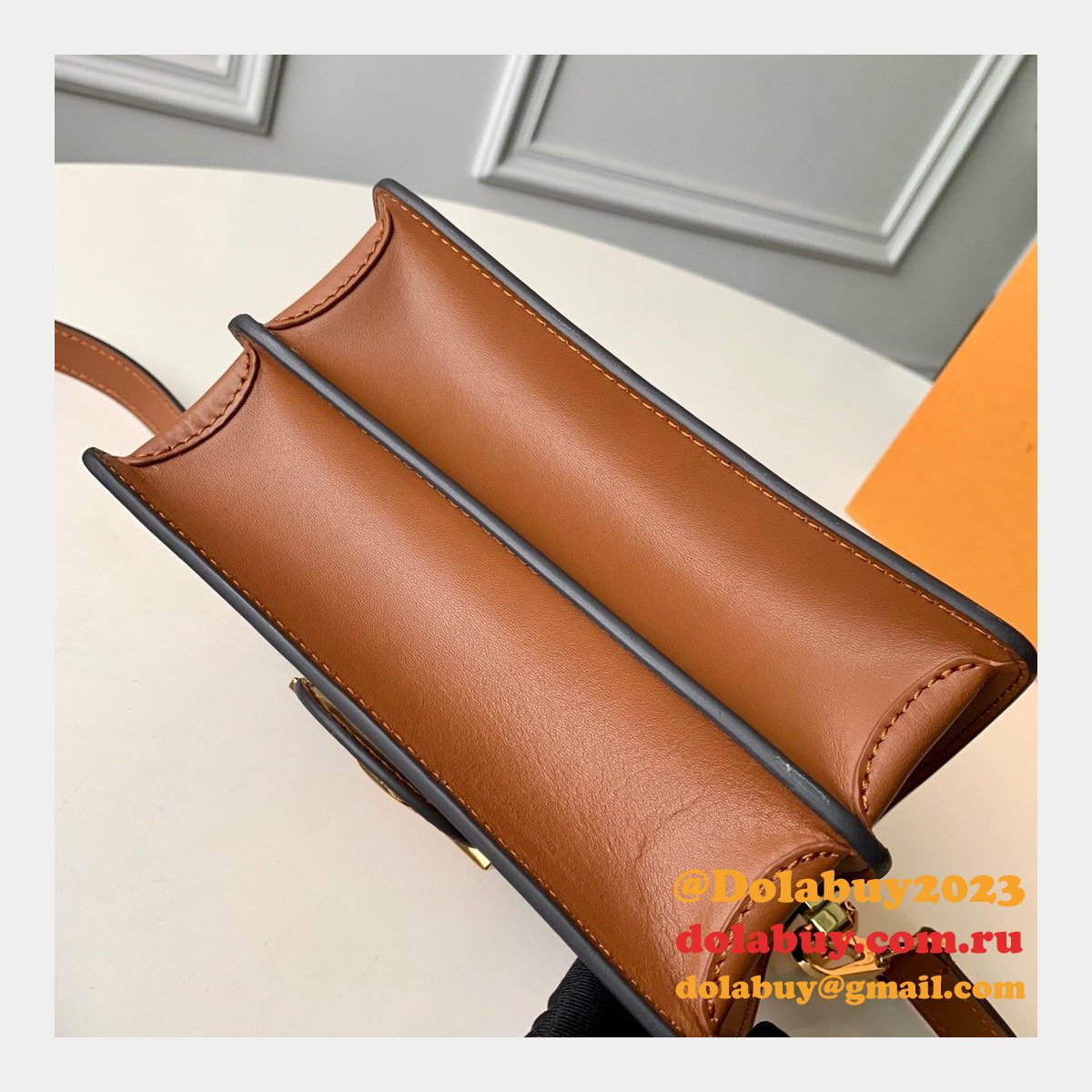 7 Star Louis Vuitton Replica Dauphine MM Monogram in Marron M44391