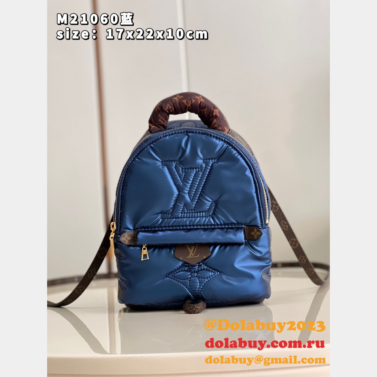 Louis Vuitton Top Quality M21060 Palm Springs Fake Handbag