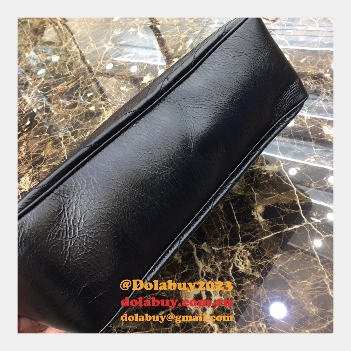 YSL 504867 Replica Saint Laurent Niki Shopping Bag Black Vintage