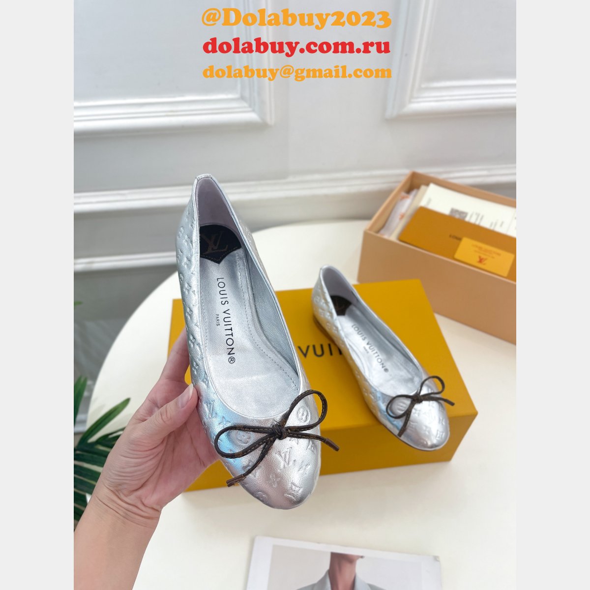 Top Quality LOUIS VUITTON Nina Flat Ballerina