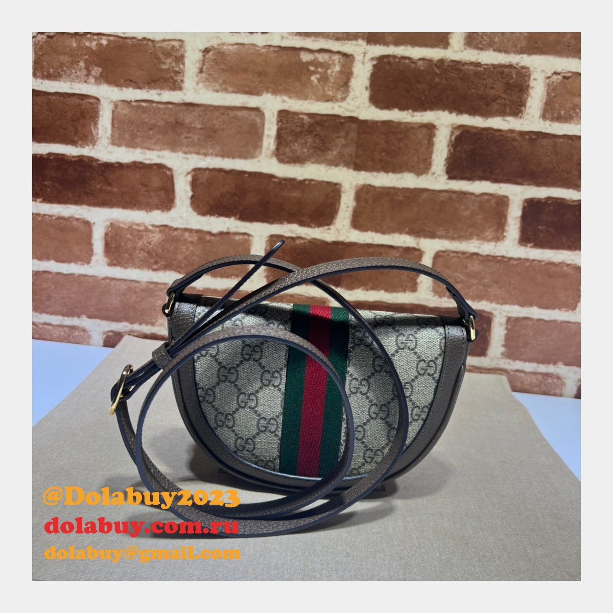 G*u*i high quality ophidia 757309 gg shoulder copy bag