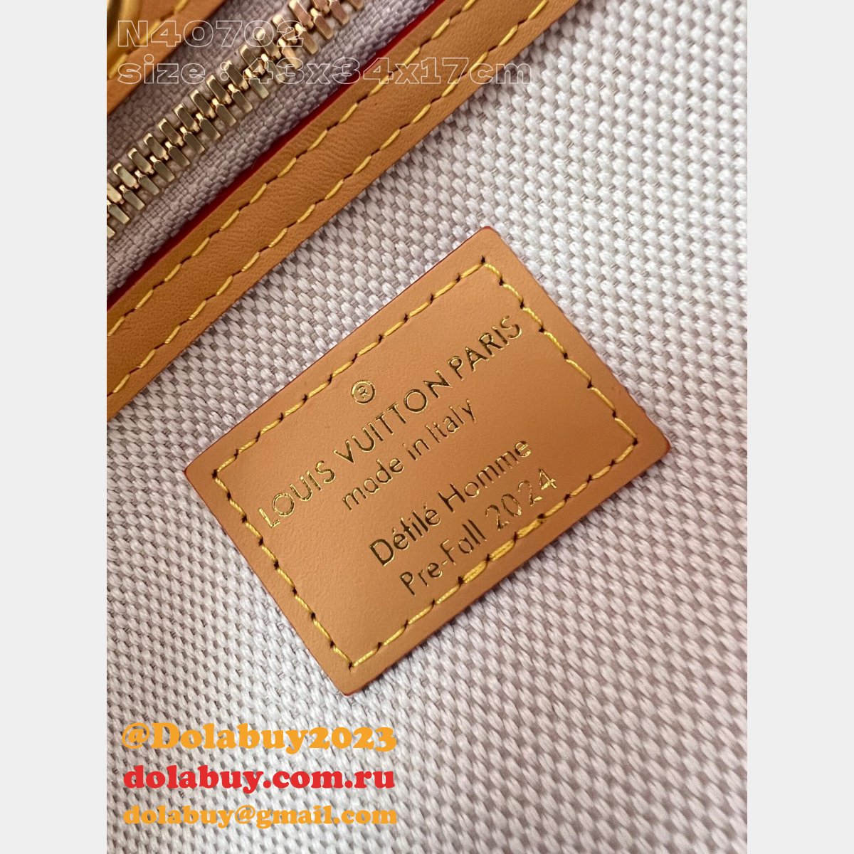 Louis Vuitton Copy N40702 Weekend Tote Damier Designer Men Bags