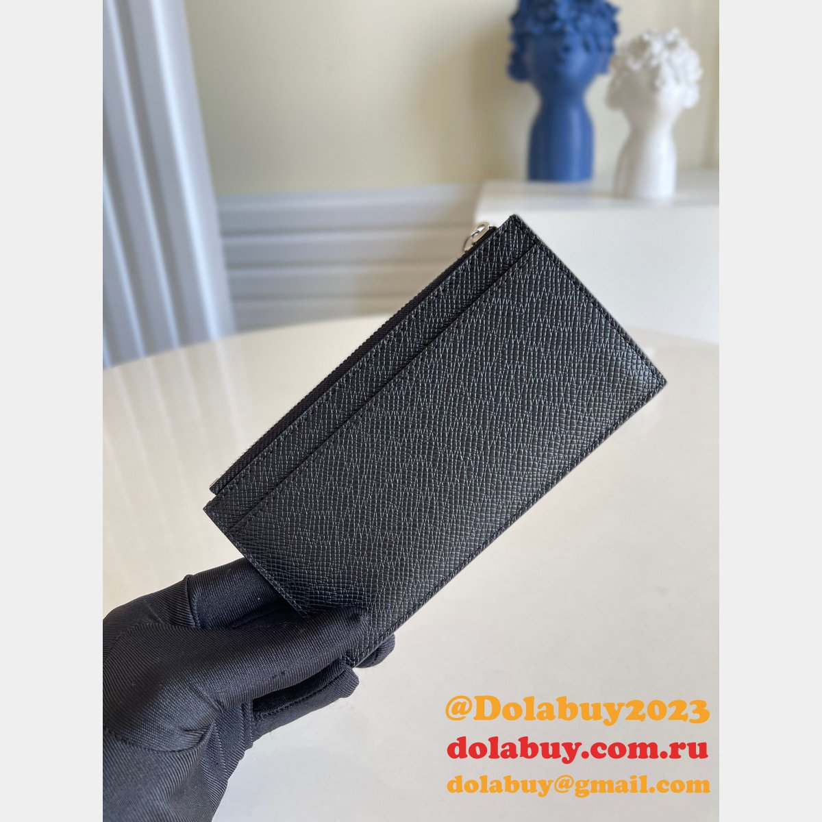 China Replica Louis Vuitton M64038 Coin Card Holder Damier Graphite Canvas