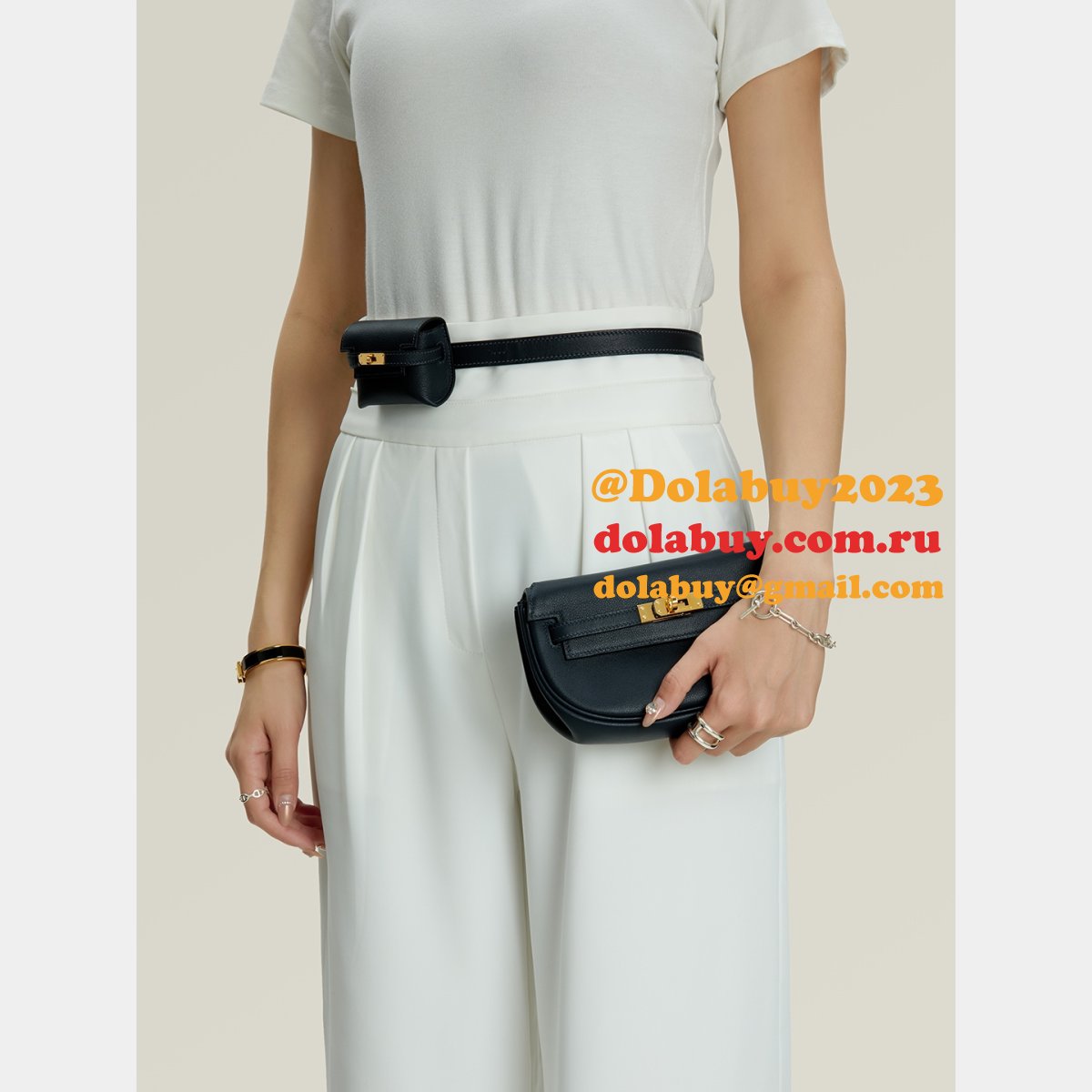 Designer hermes kelly moove 17cm swift leather Luxury bag