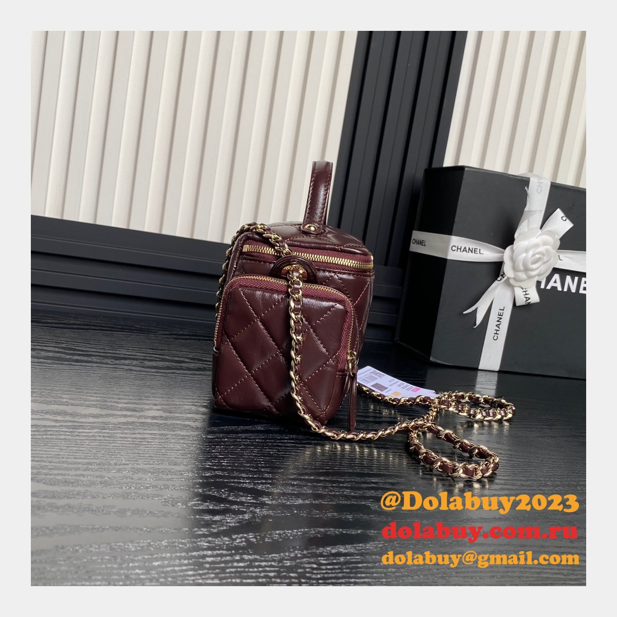 High Fashion Replicas AS5222 Vanity Case 1:1 Mirror Bag