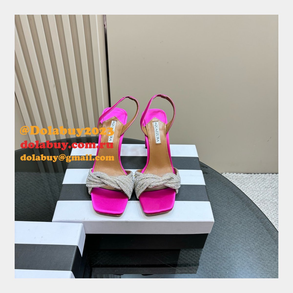 Luxury Best Aquazzura High-heeled Sandals 10CM