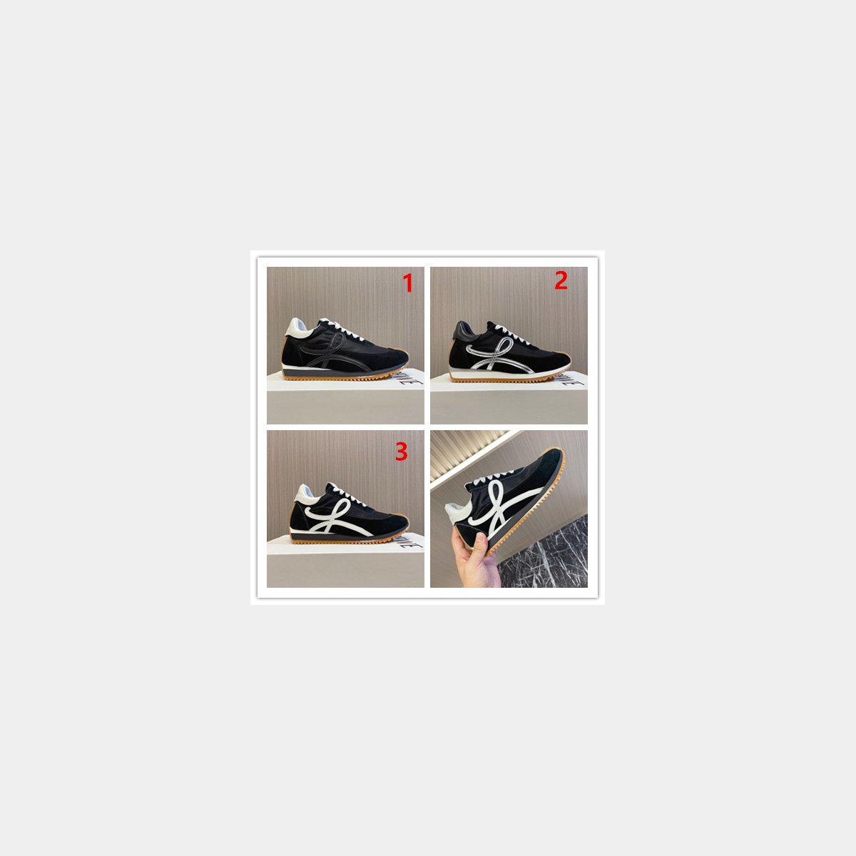 Wholesale Designer Loewe Flow Runner In Nylon And Suede