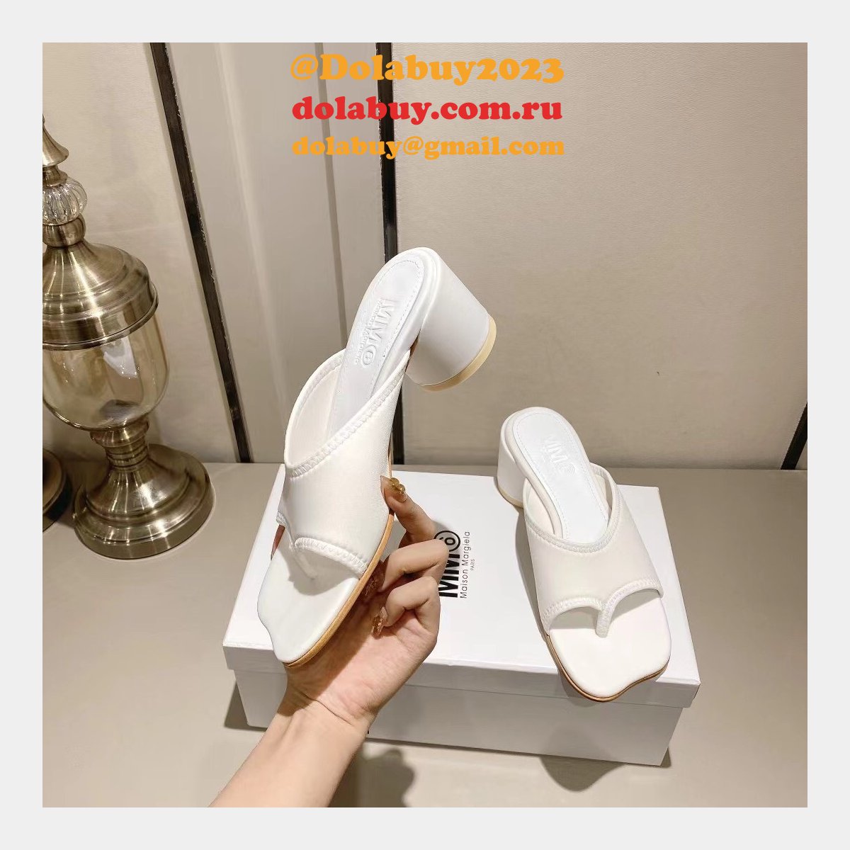 best deals dolabuy replica ma*s*n Ma*i*la mm6 flip flops products