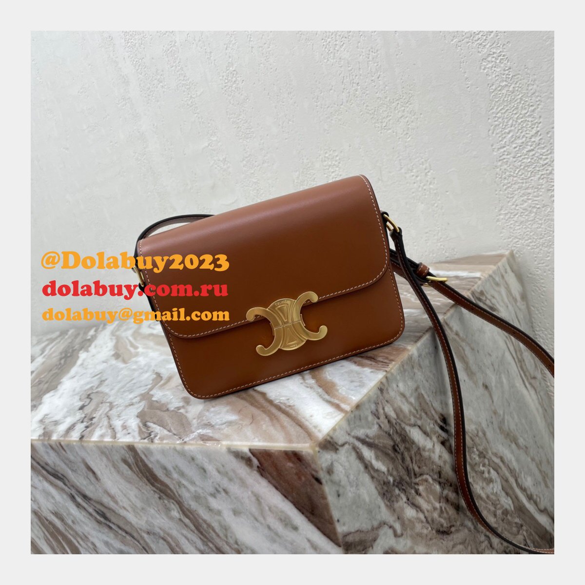 Celine Replica Knock Off Triomphe Micro Luggage 18.5 cm Handbags