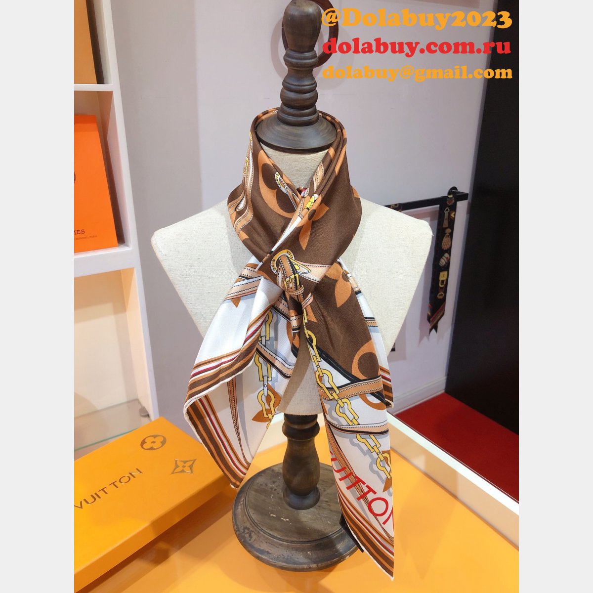 Designer Top Quality Fake Floral Scarves & Wraps for Women