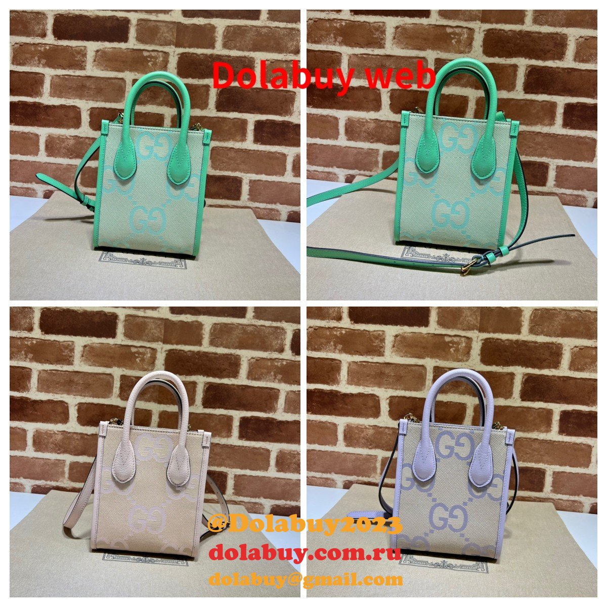 G*u*i perfect 671623 tote interlocking g jumbo fake bag