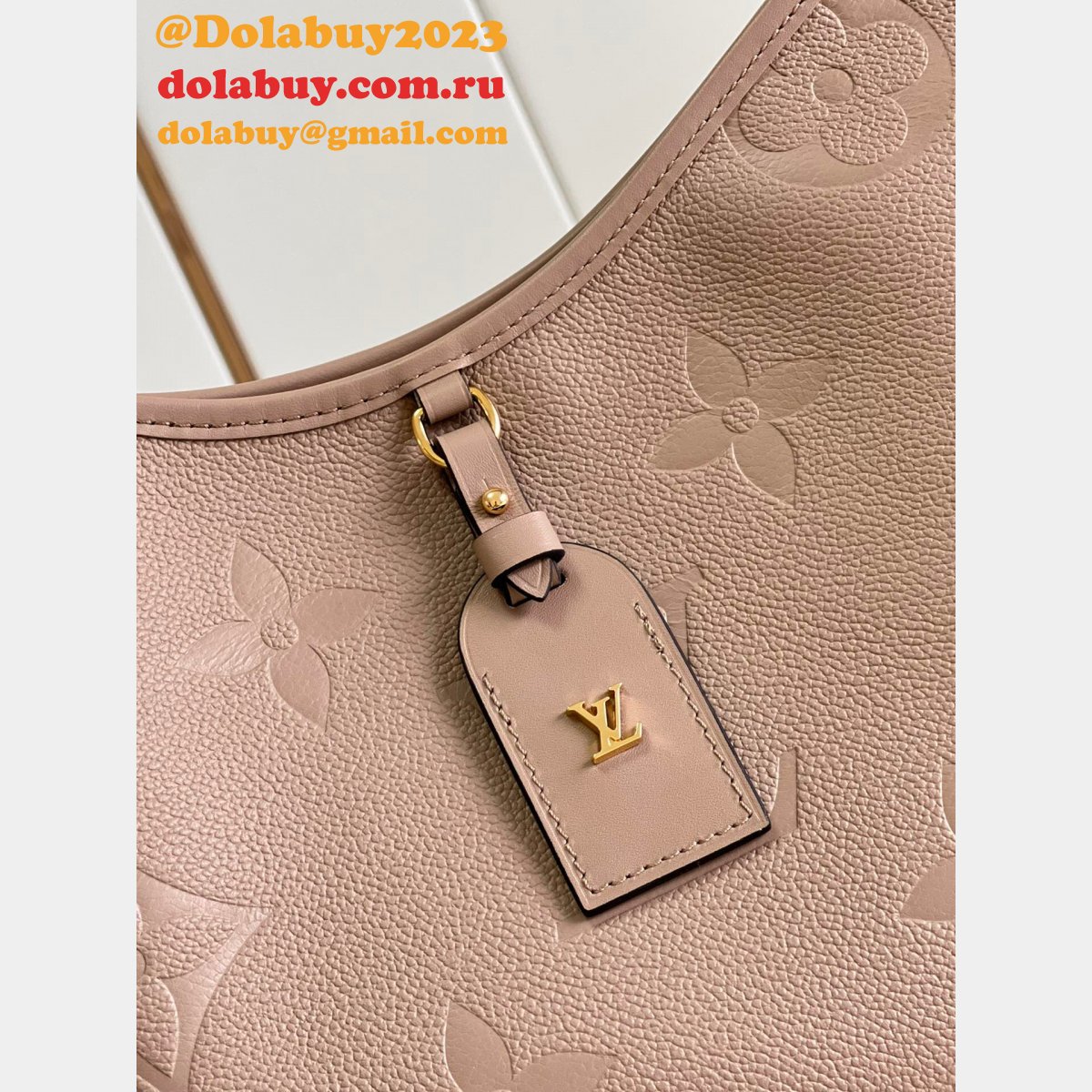 Fake Louis Vuitton Apricot CarryAll Monogram m46293 Handbag
