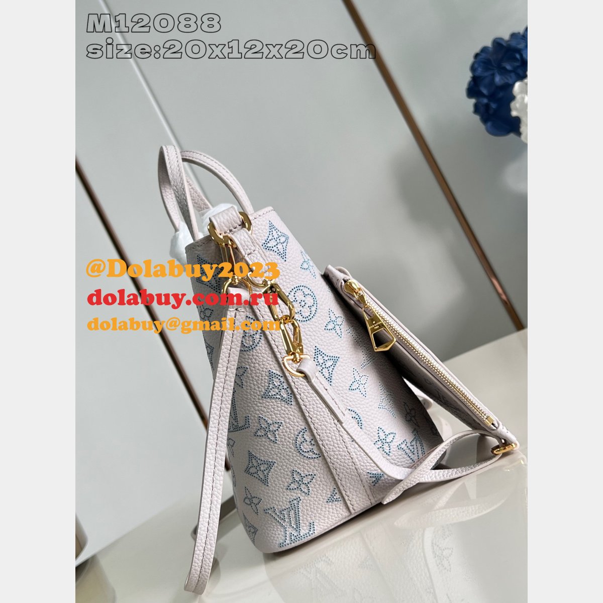 Perfect M12088 Louis Vuitton Blossom Mahina Designer Bag