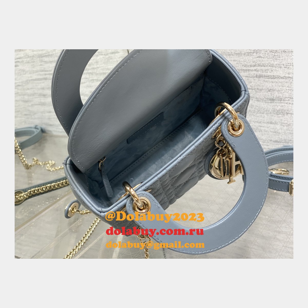 Top Quality DIOR lambskin mini lady bag 17cm