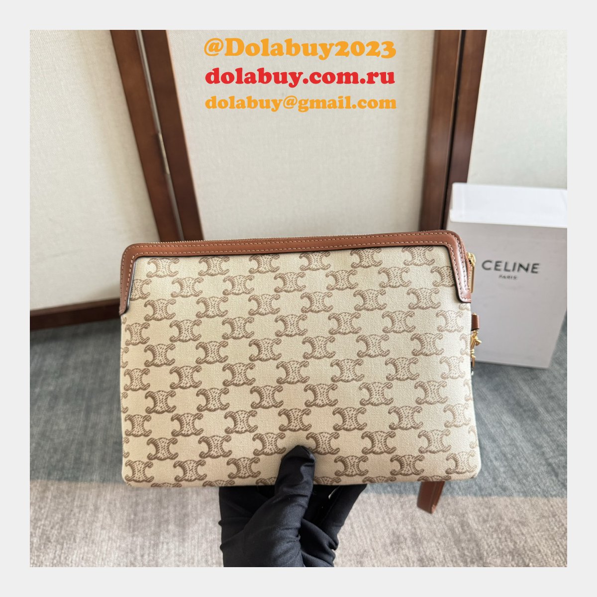 Top Quality Celine Fashion Designer 107502 Clutch