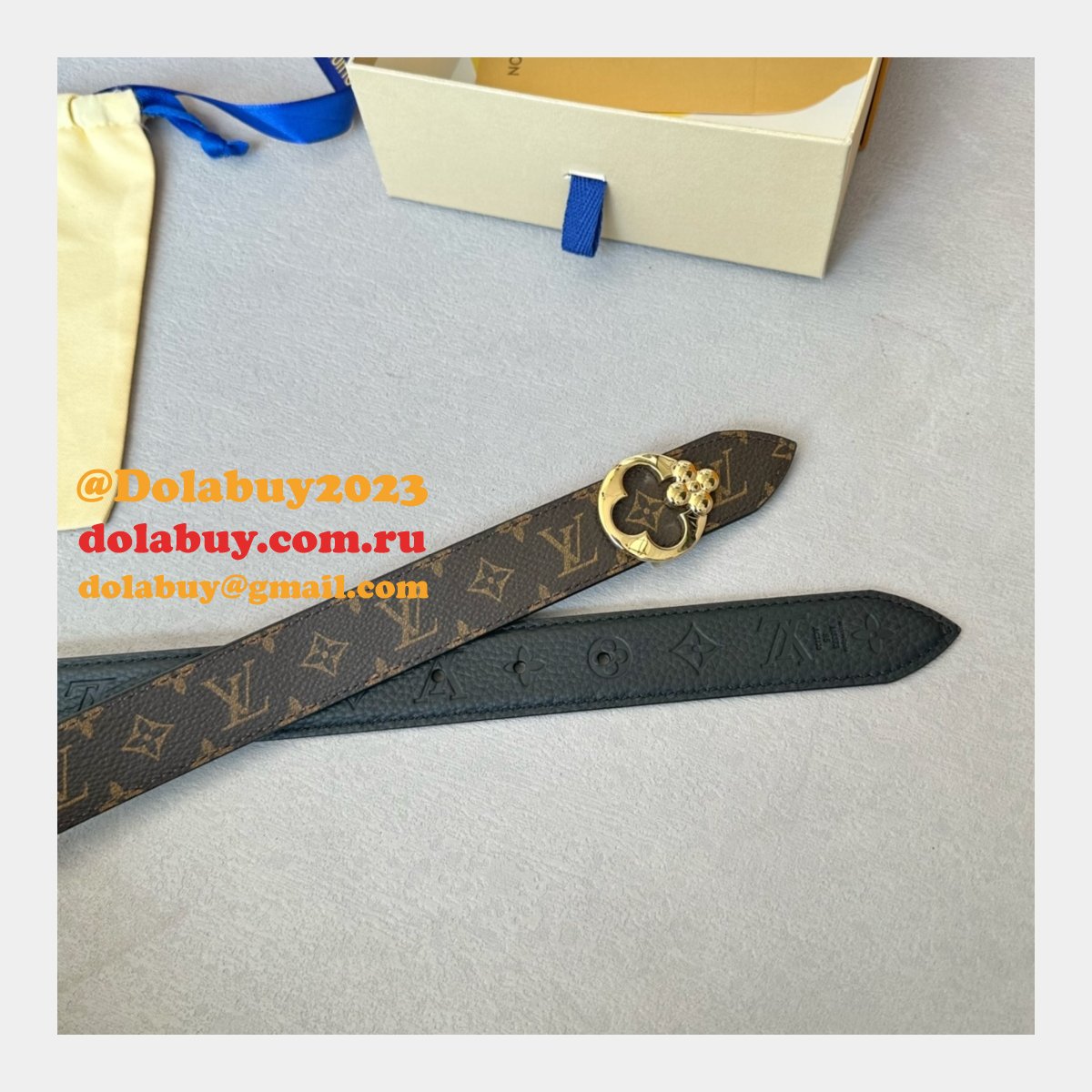 Wholesale LOUIS VUITTON Women Flowergram Belt 30MM