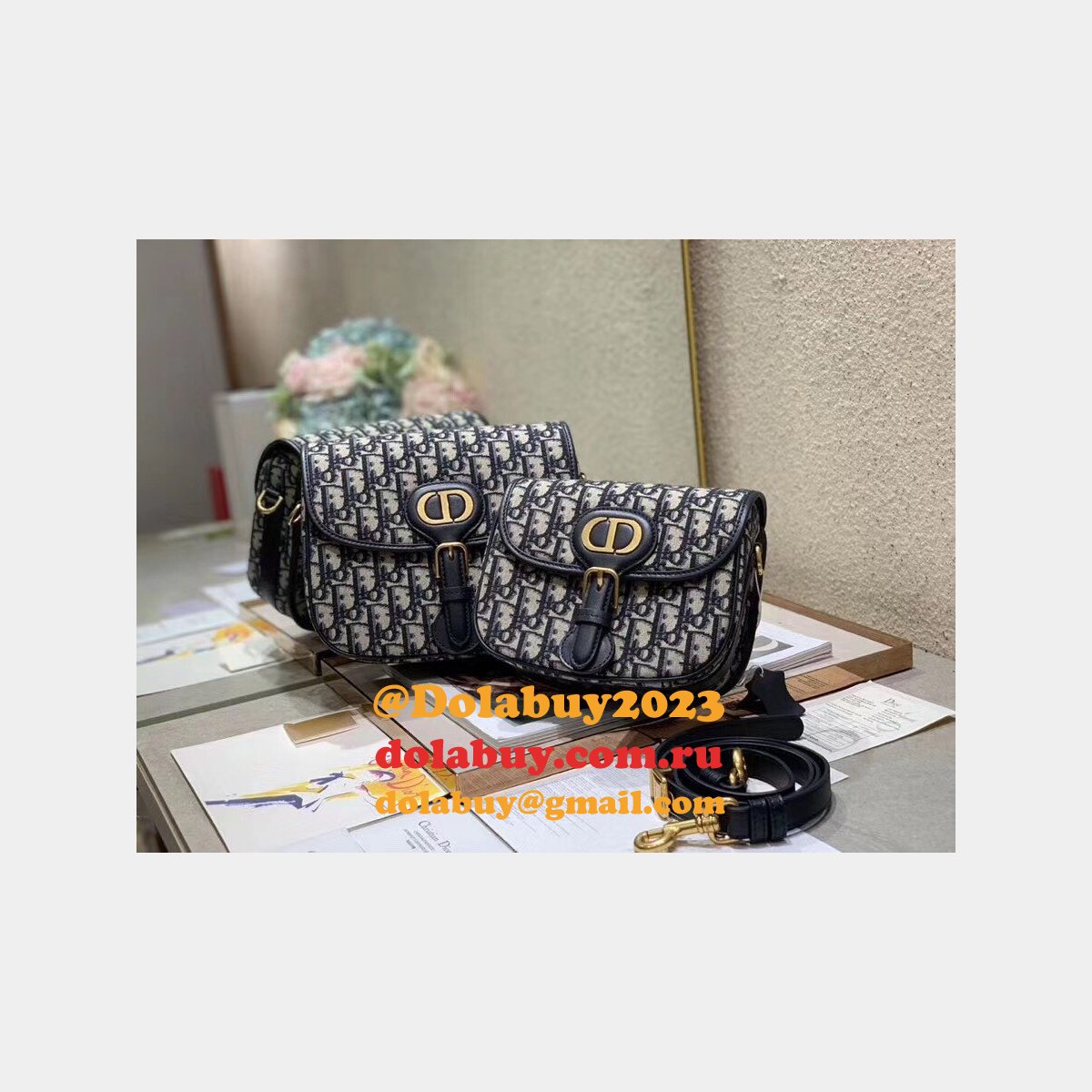 High Quality 2020 Christian dior bobby CD logo Obligue Oblique Jacquard bag