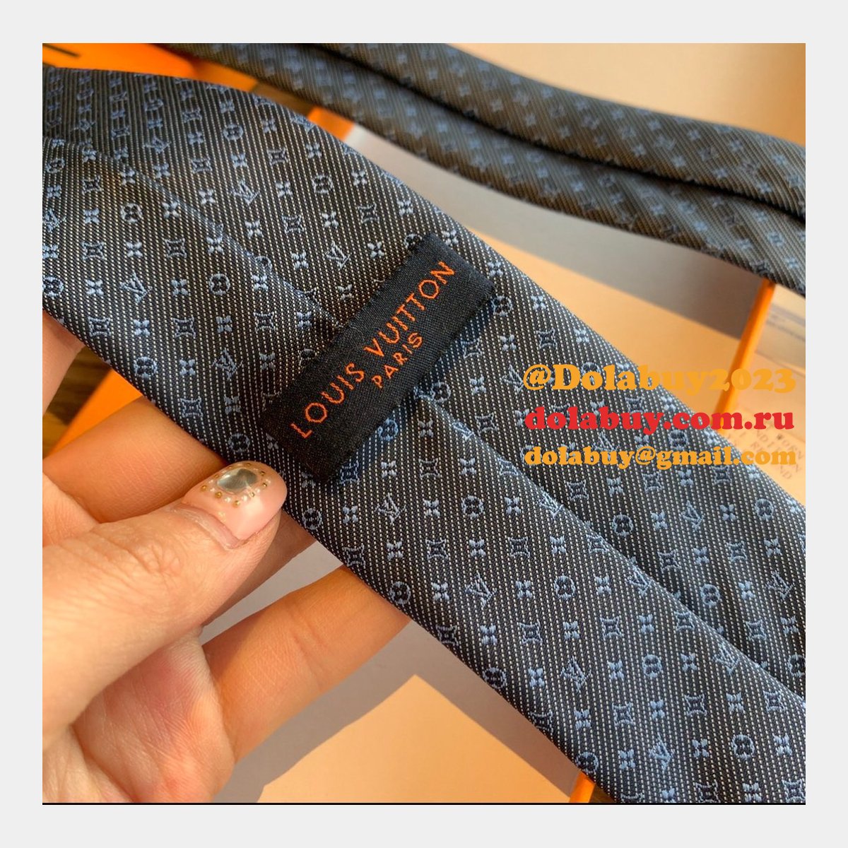 Louis Vuitton High Quality Small logo jacquard