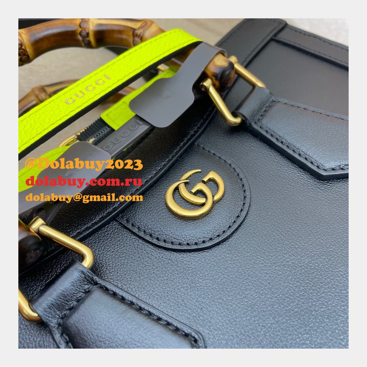 aaa replica designer G*u*i 660195 diana small tote leather handbags