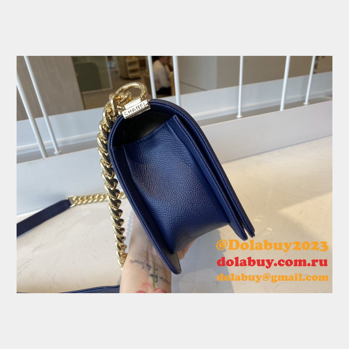 CC Replicas Calfskin & Ruthenium-Finish Metal Boy Many Colours