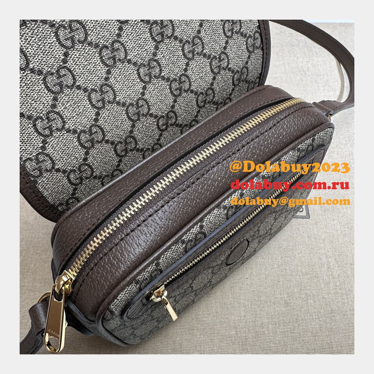 ophidia 772239 1:1 mirror gg G*u*i shoulder knockoff bag