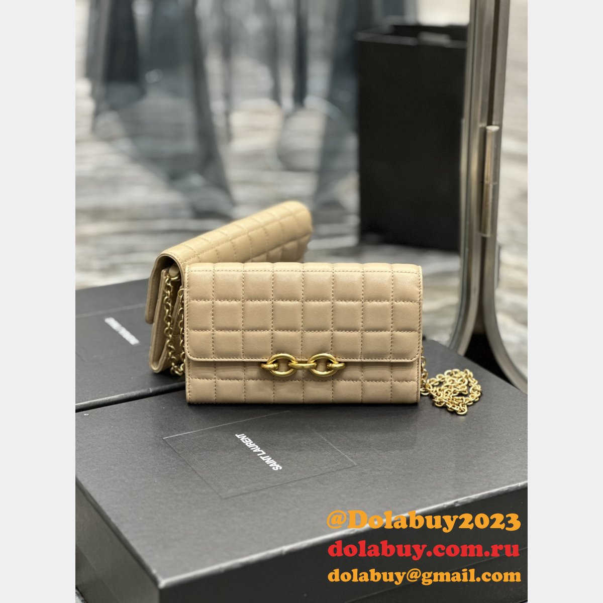 Le Maillon Chain YSL Wholesale Replica 738109 7 Star Shoulder Bag