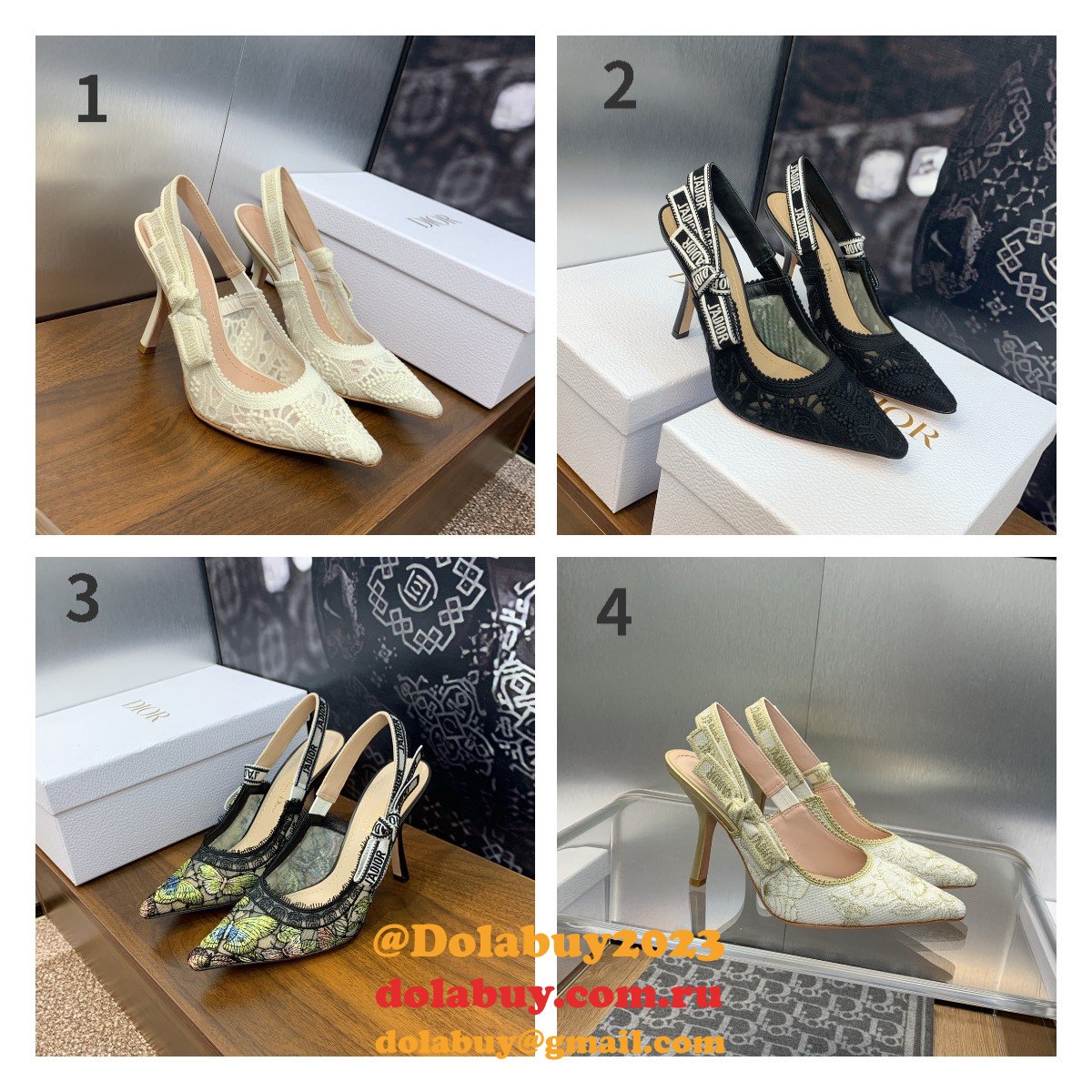 7 Star dior Macrame J''ADIOR PUMP SANDALS