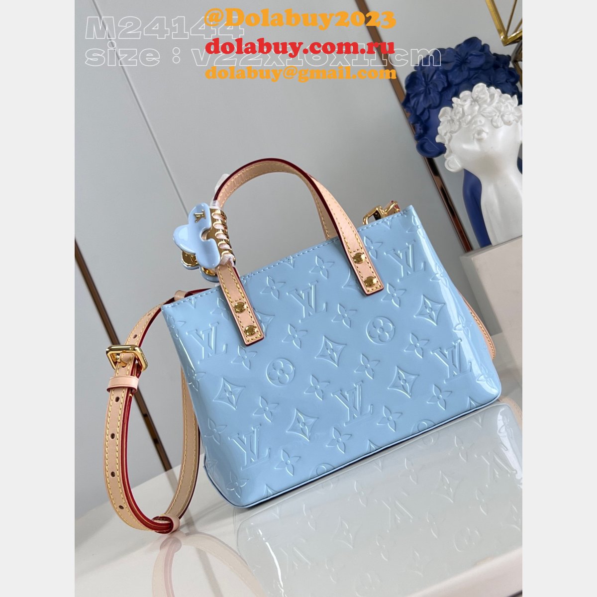Reade New Monogram Vernis M24144/M24028 Order Replica Louis Vuitton Bag