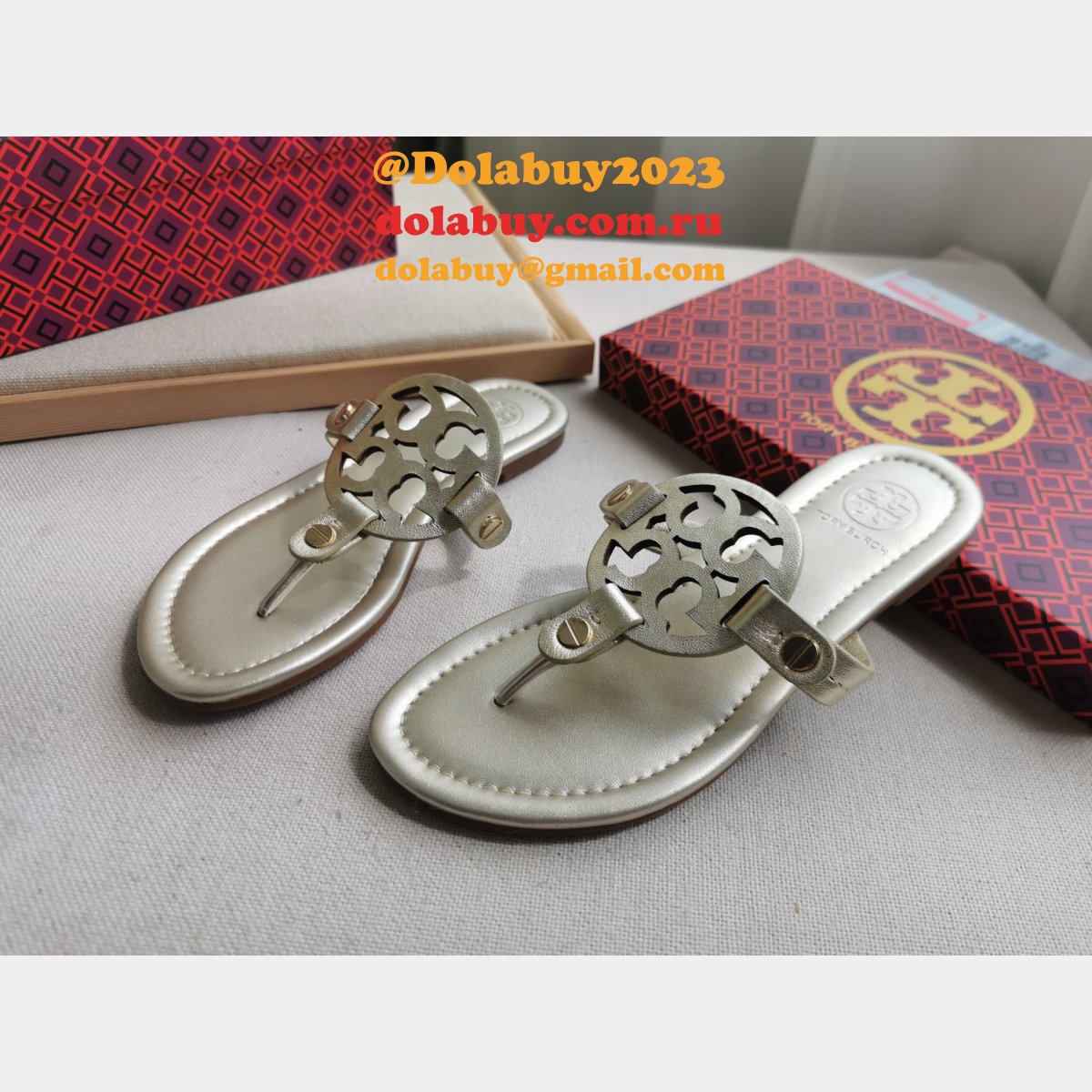 Replica Tory Burch High Quality  Miler Sandal Shoes