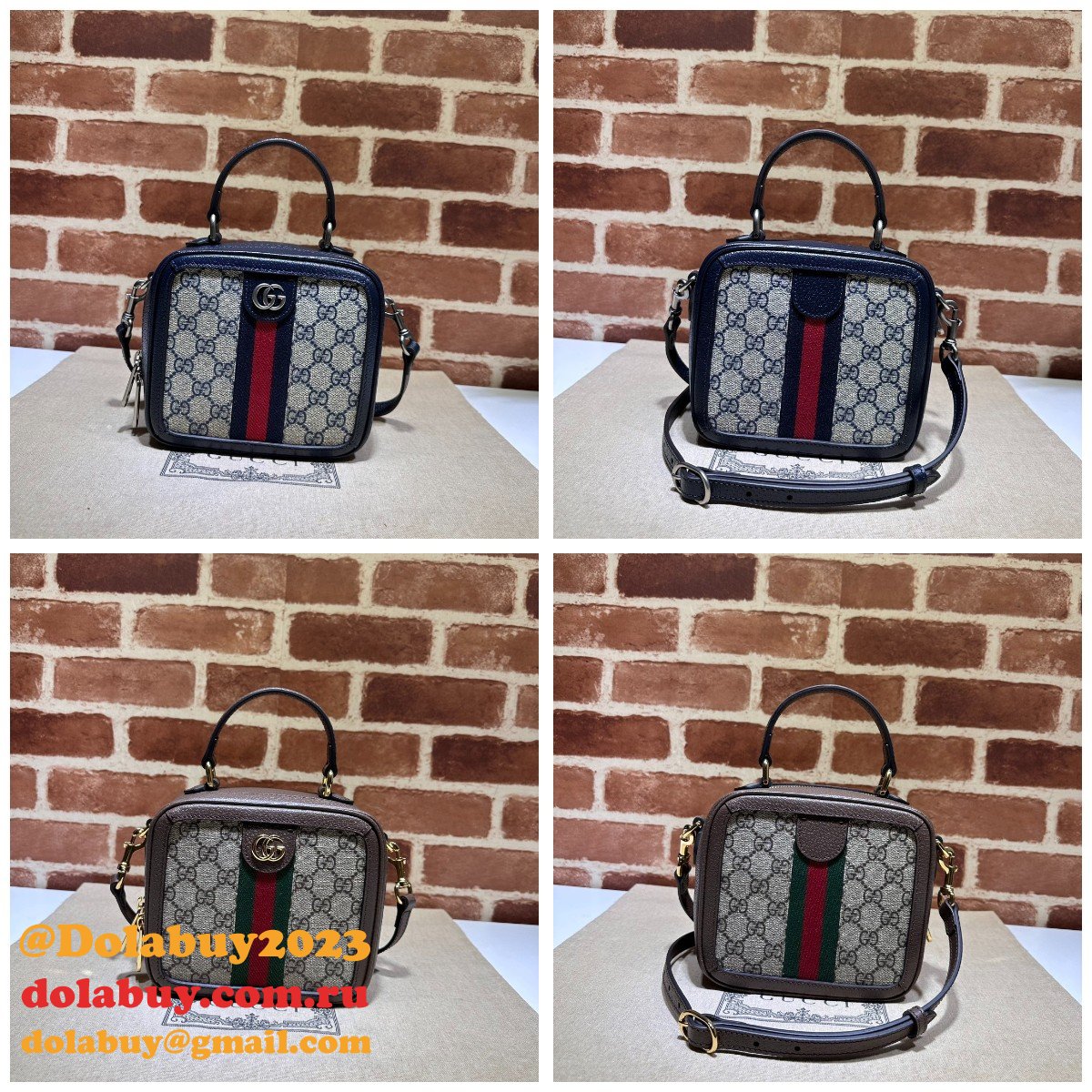 ophidia gg G*u*i wholesale 772157 top handle fake bag