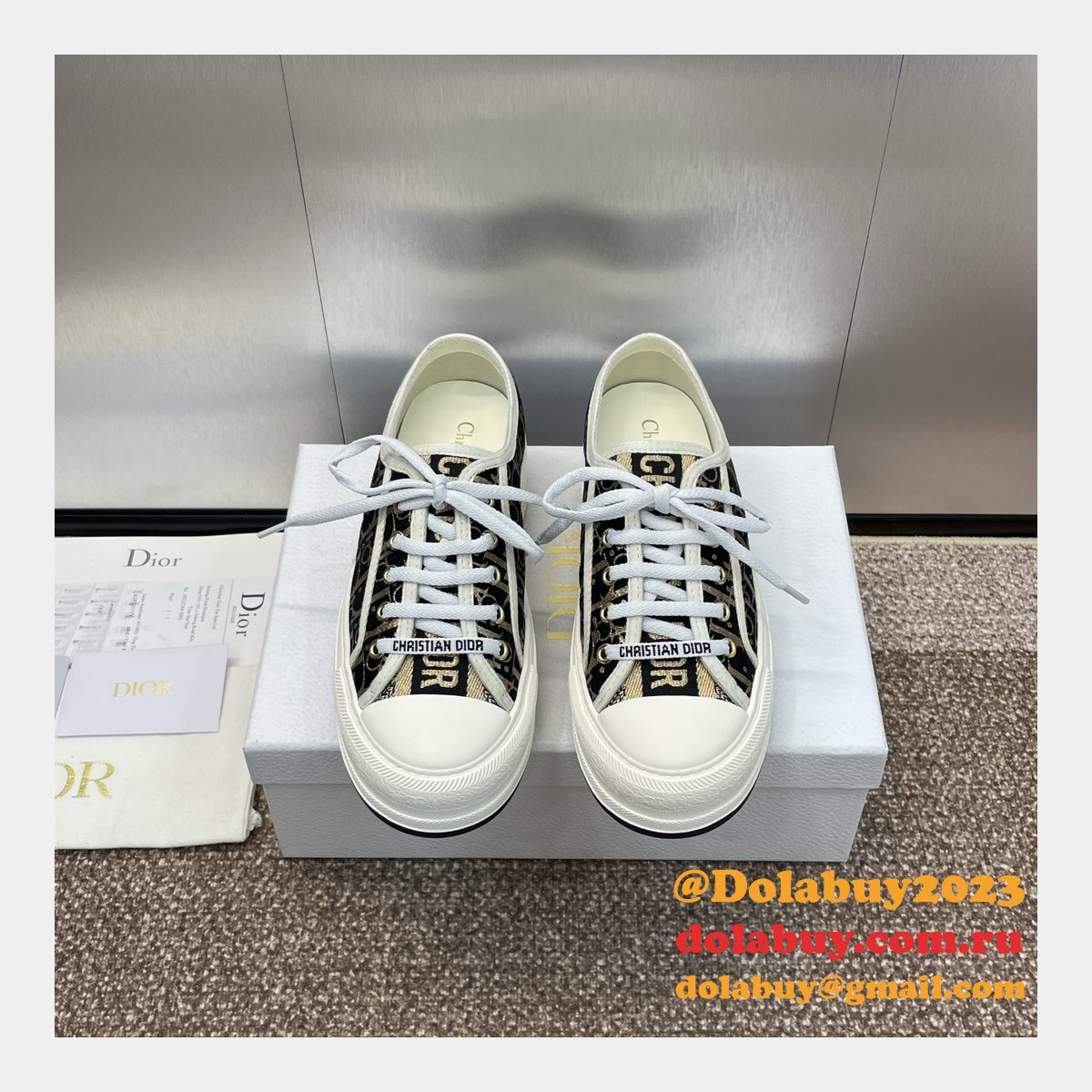 Wholesale Walk N Dior Platform Sneaker Inspired
