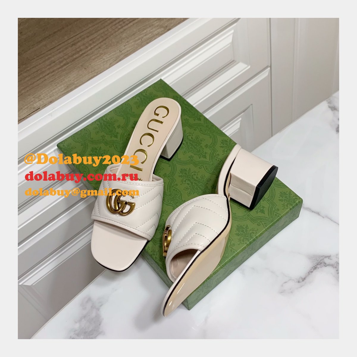 sell G*u*i replica gu7 shoes online best quality sandals