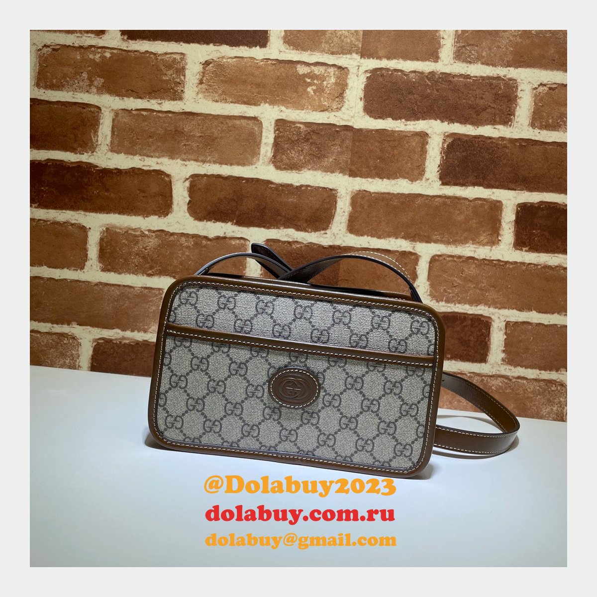 G*u*i best 658572 mini bag with interlocking g designer