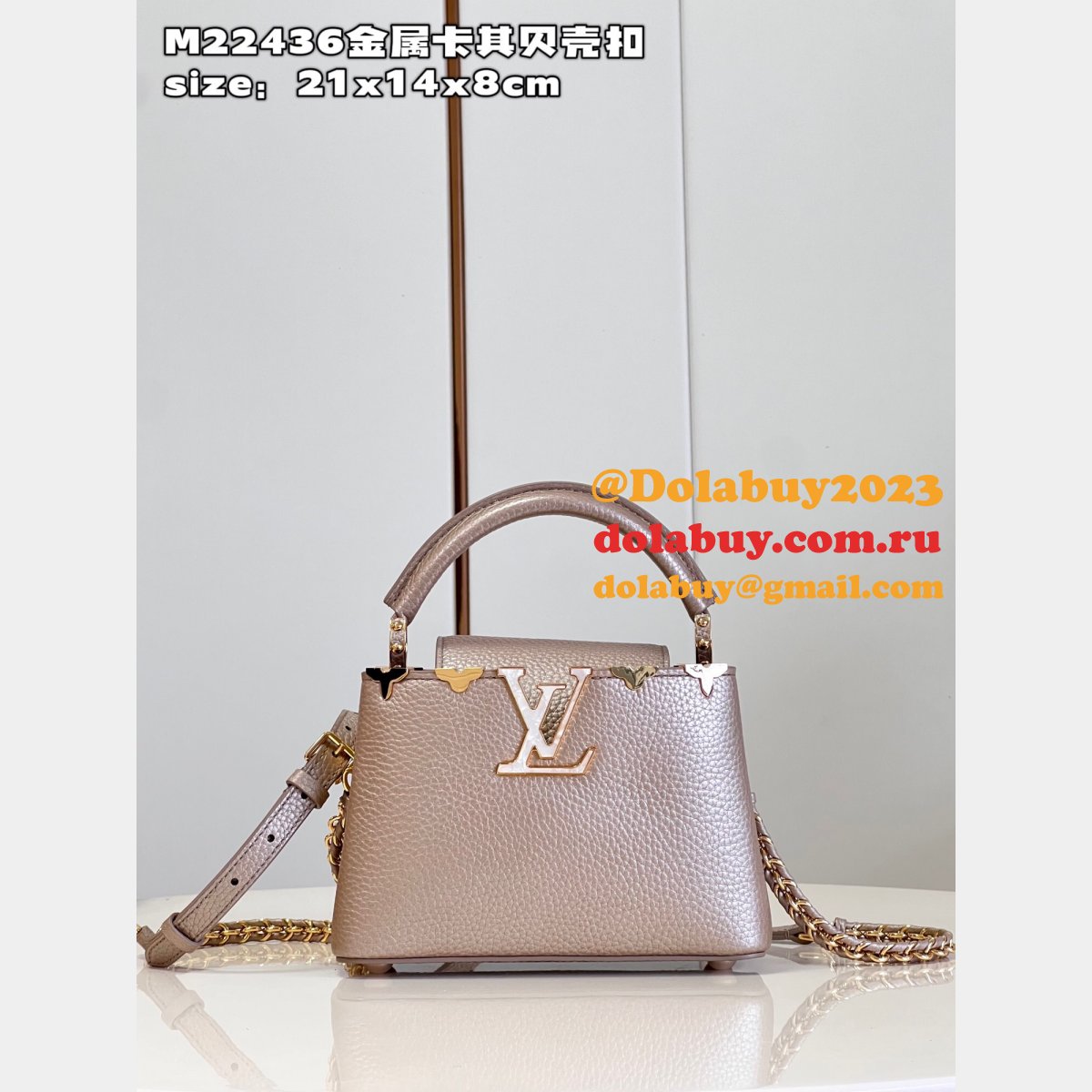 Capucines Shop Replica Louis Vuitton M22436 M22437 M22438 Bag