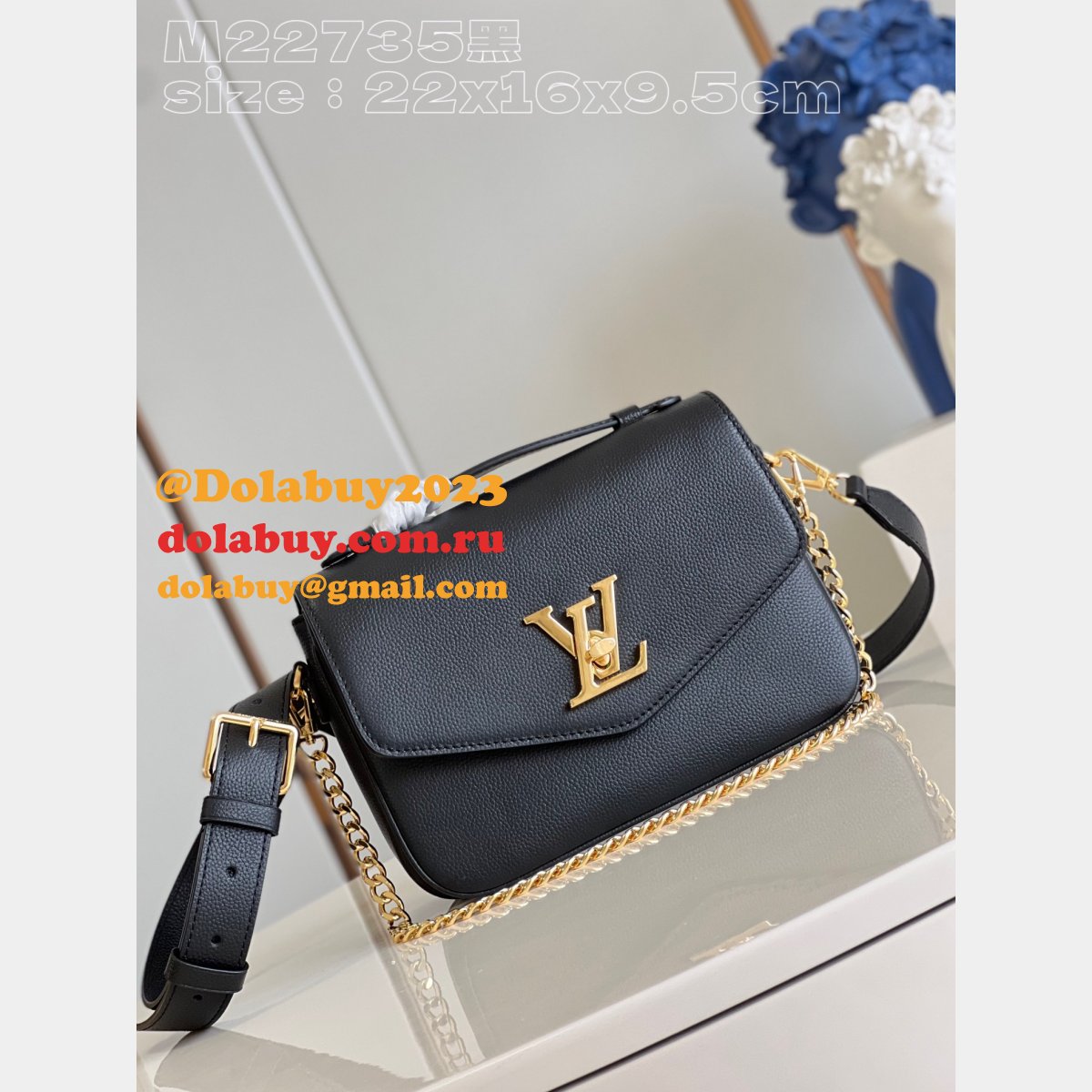 Luxuryin Focuses Oxford Lockme Louis Vuitton Replica M22735 Bag