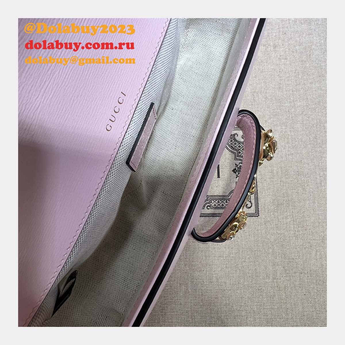 replica G*u*i horsebit 1955 shoulder chain 735178 designer bag