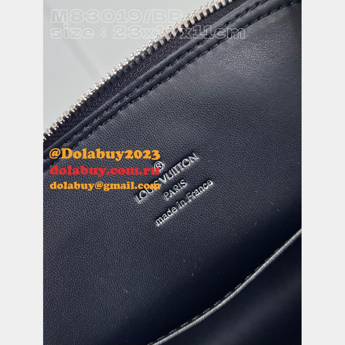 1:1 Mirror M83019 Nano Alma Malletage High Copy Louis Vuitton Black Bag