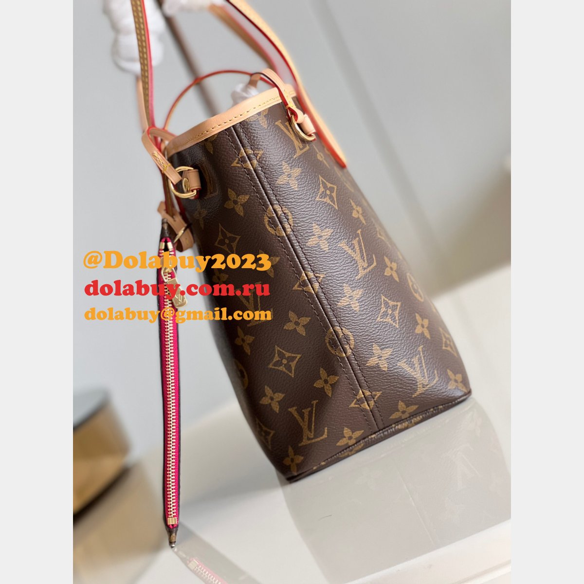 High Quality Louis Vuitton Replica Neverfull Damier/Monogram N41362/M41245  PM Bags 29CM