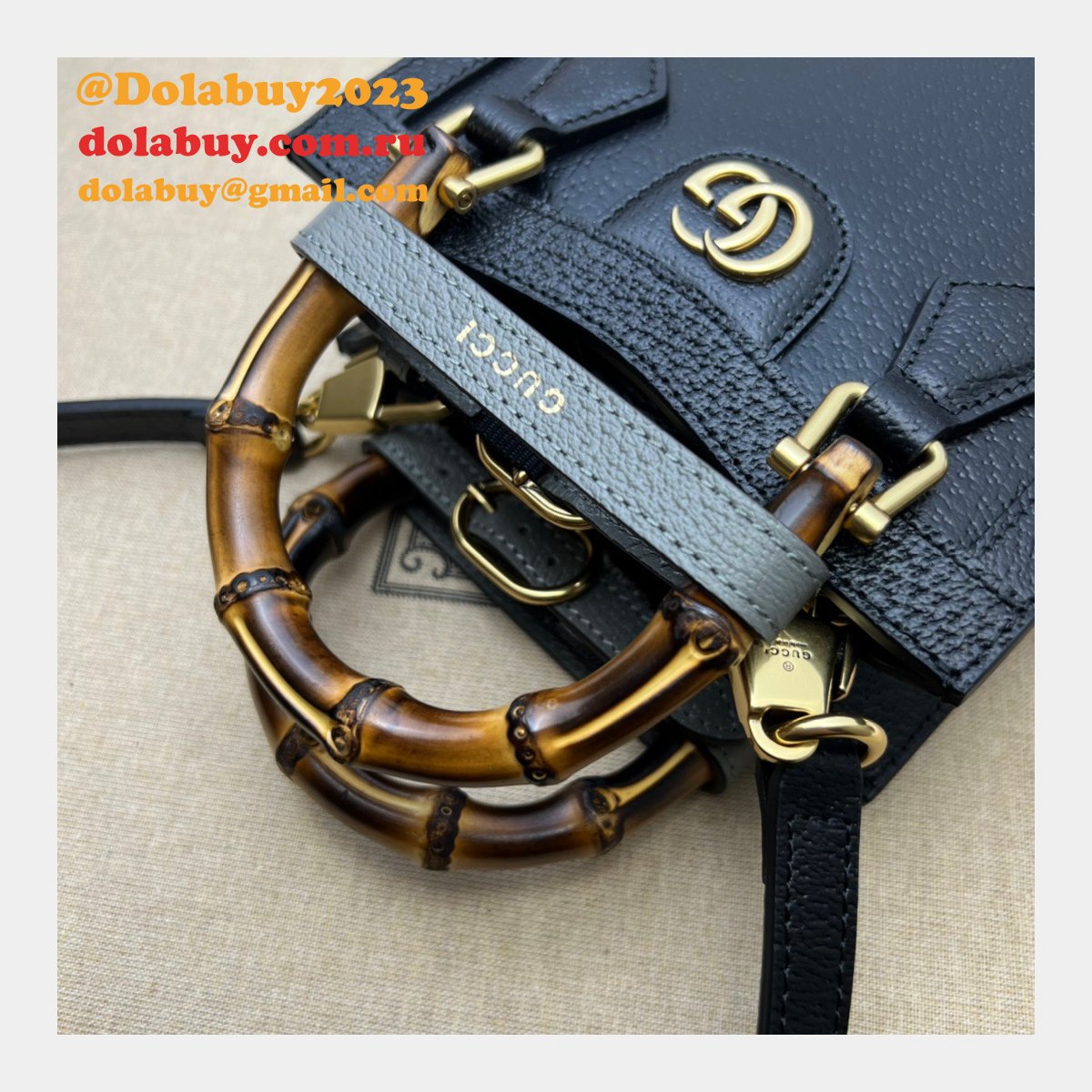 G*u*i replicas diana 1:1 mirror tote perfect 739079 bag