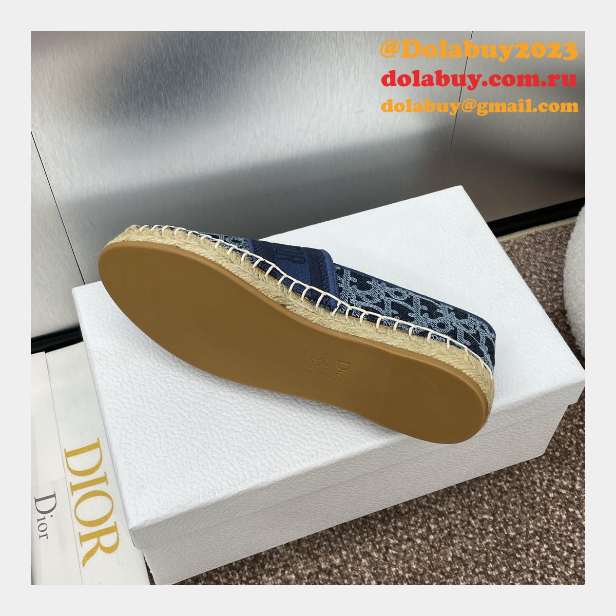 Wholesale Fashion Dior Granville Espadrille