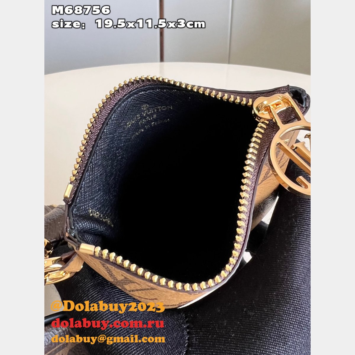 Trio Pouch Fake M68756 Monogram Canvas Louis Vuitton Bag